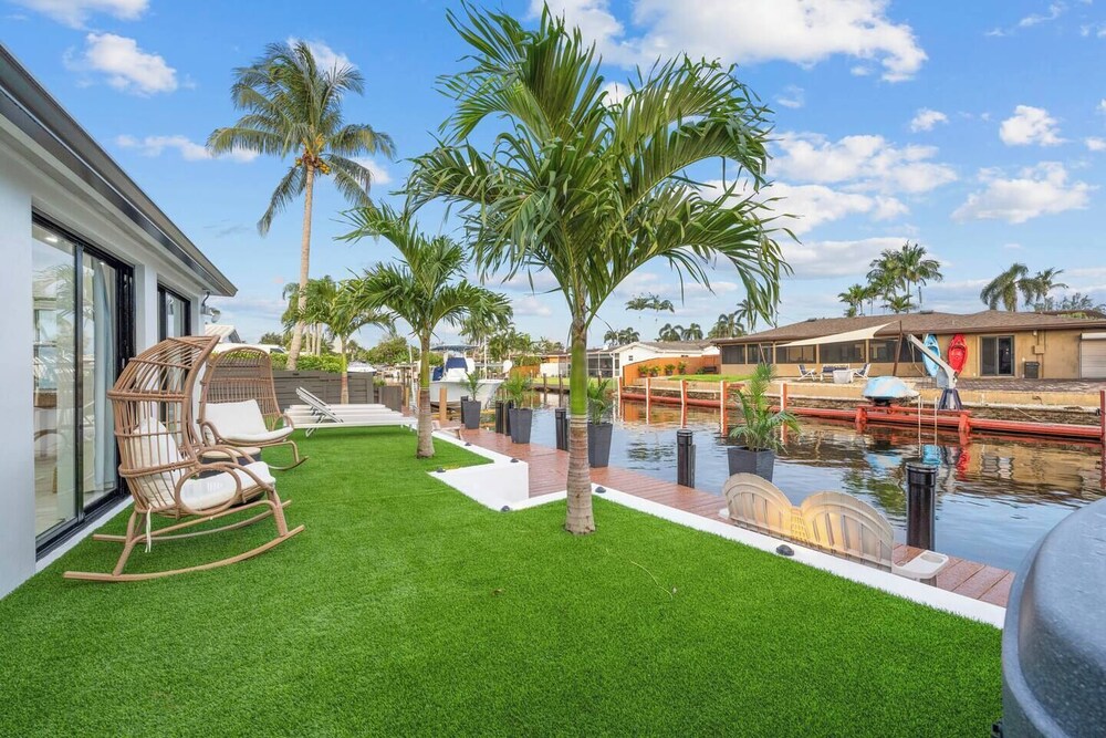 Waterfront Duplex Tropical Oasis