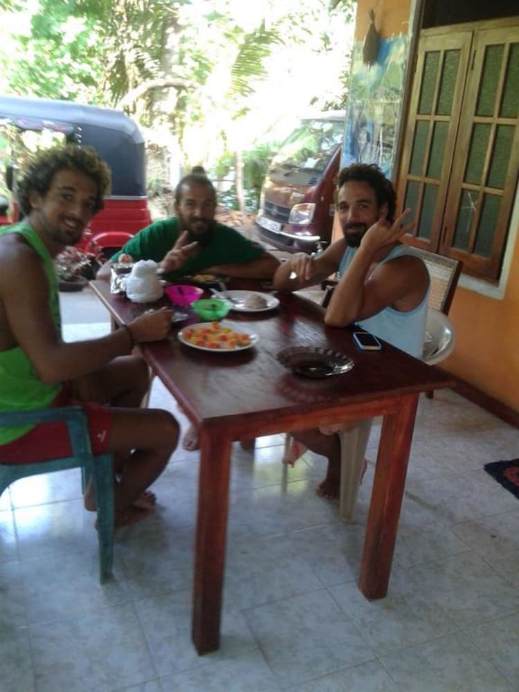 Green leaf cabanas