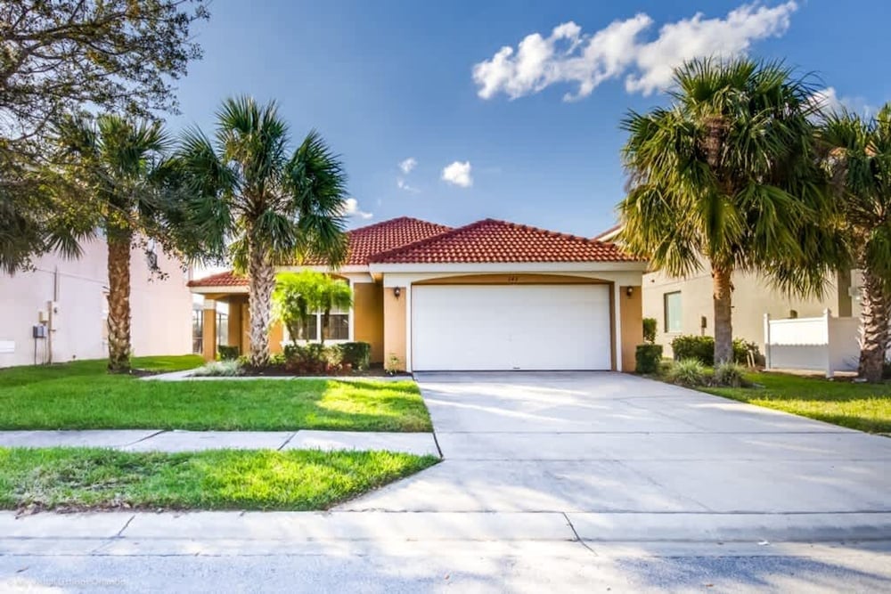 4bd Villa With Solar Heated Pool Near Disney No Resort Fee
