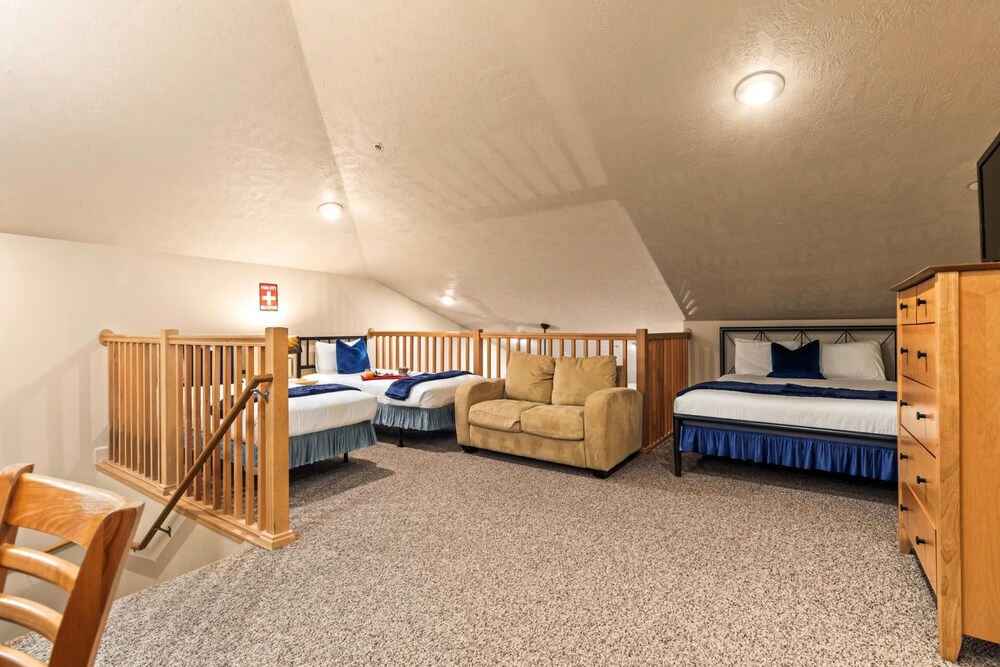 KBM Resorts Crestview Condos Spacious Condo Near Olympic Park With gas Fireplace, Year-round Pool, hot Tub, City Wide Shuttle Access. Cvc-308b