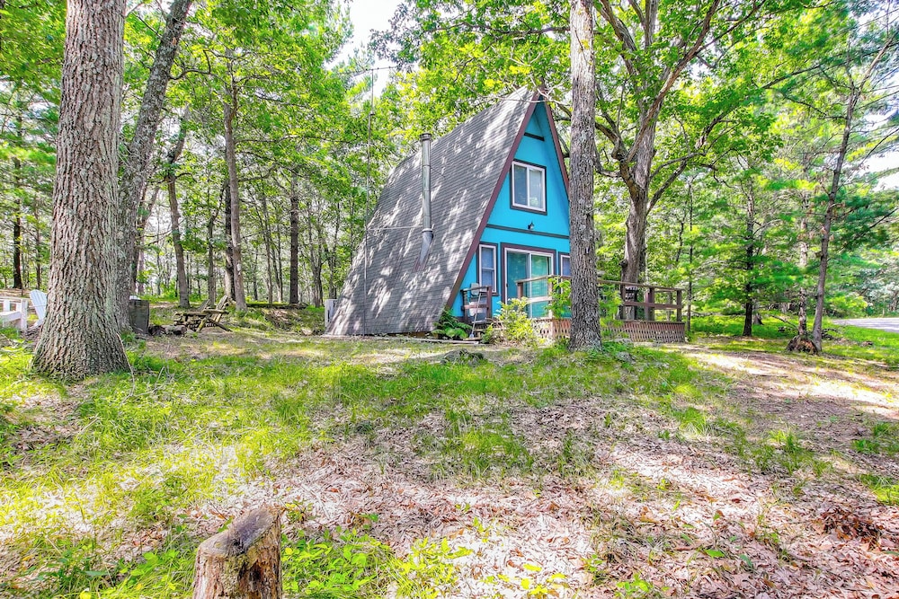 Pet-friendly Oxford A-frame Cabin w/ Fire Pit! view 4