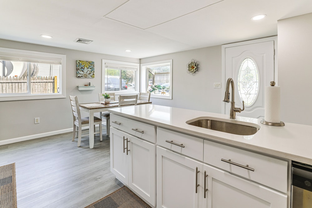 Dock + Backyard Bar: Spacious Barnegat Bay Retreat