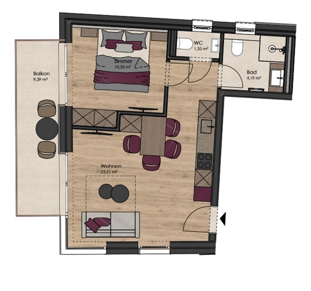 FP Appartements - Kitz 5