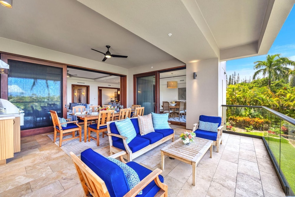 KBM Resorts Free CAR Luxury Oceanfront Villa at Montage Kapalua Bay Private Lanai and BBQ Mon-5203