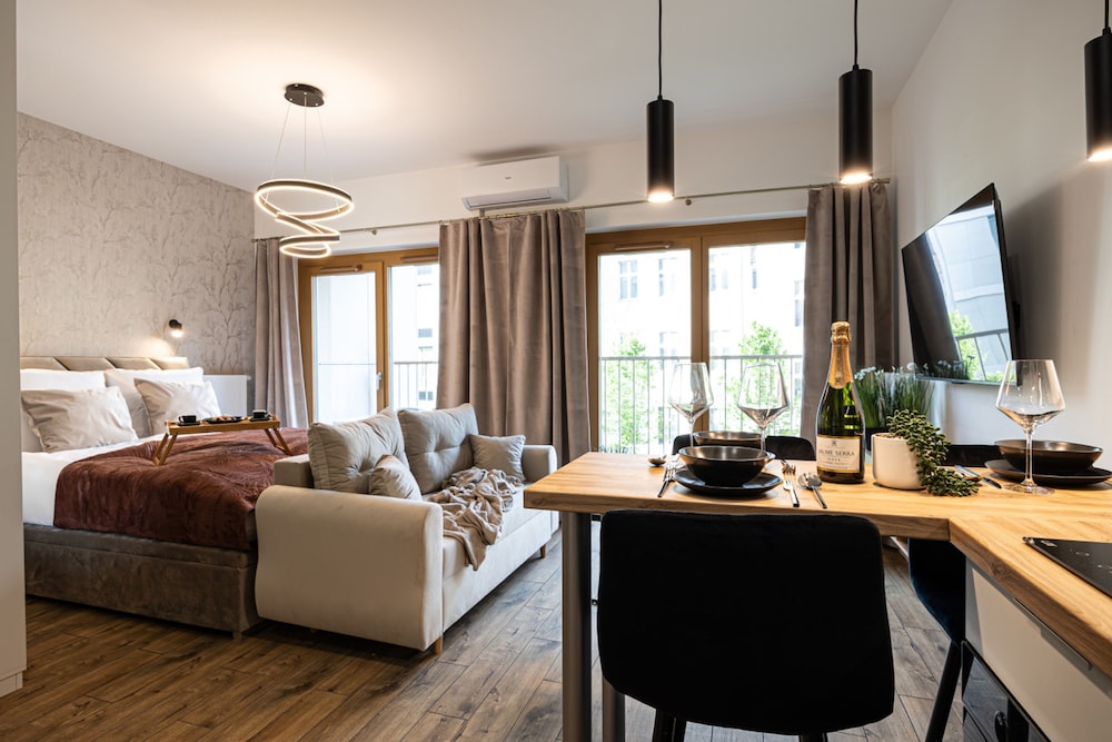 Nuevo Studio Nowy Port Balkon Klimatyzacja