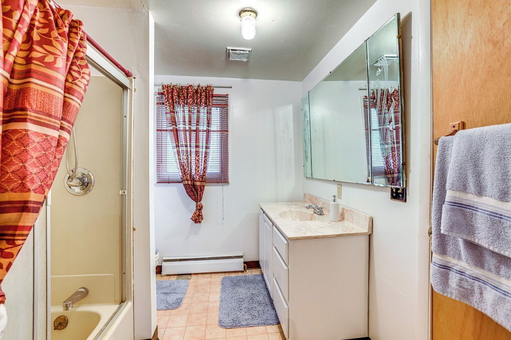 Lakefront Group Getaway w/ Dock in Baldwin!