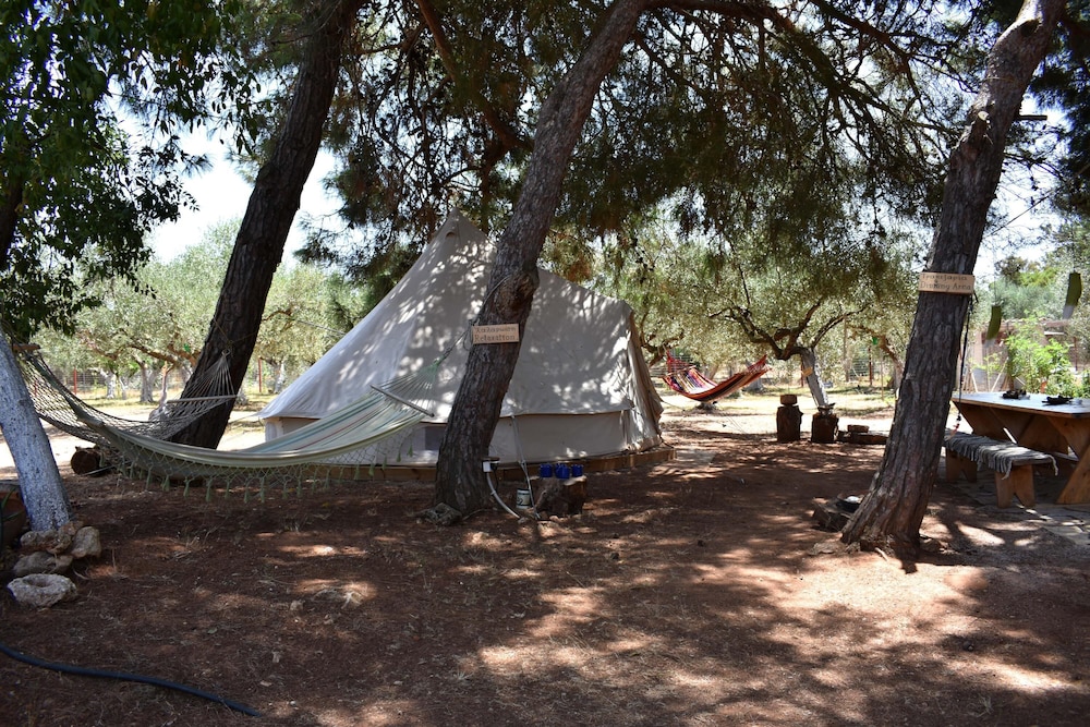Private Eco Tent in Skiaxtro Cocoon Retreat