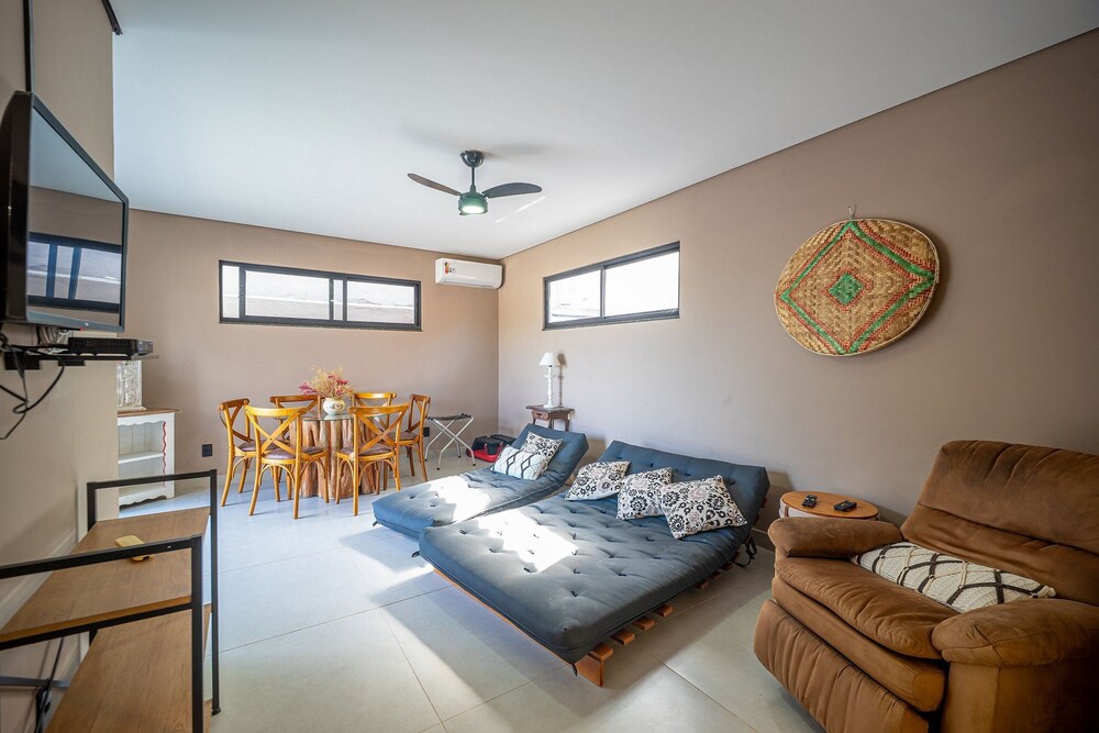 Bz25 Casa com Pisc Geribá 250m da Praia