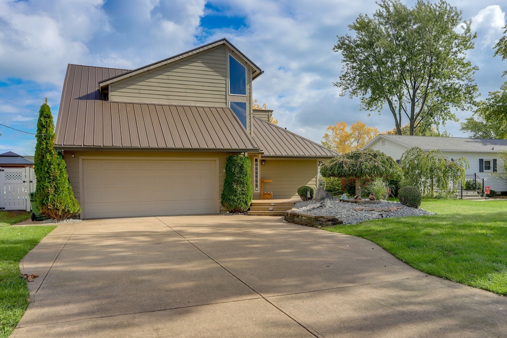 Port Clinton Home w/ Private Dock + Gazebo! view 3