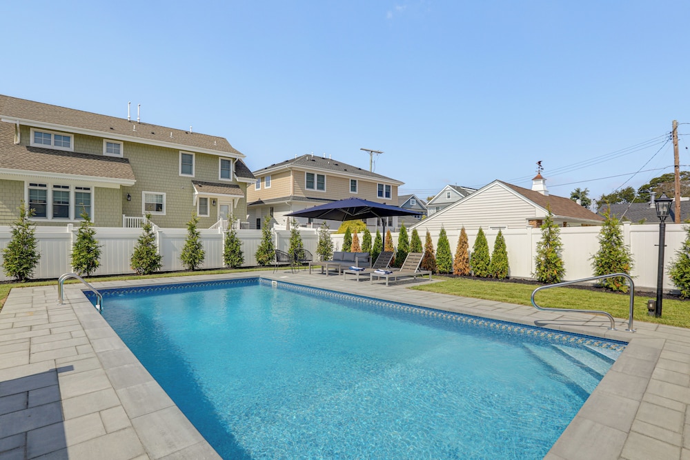 Walk to Beach! Point Pleasant Home w/ Heated Pool