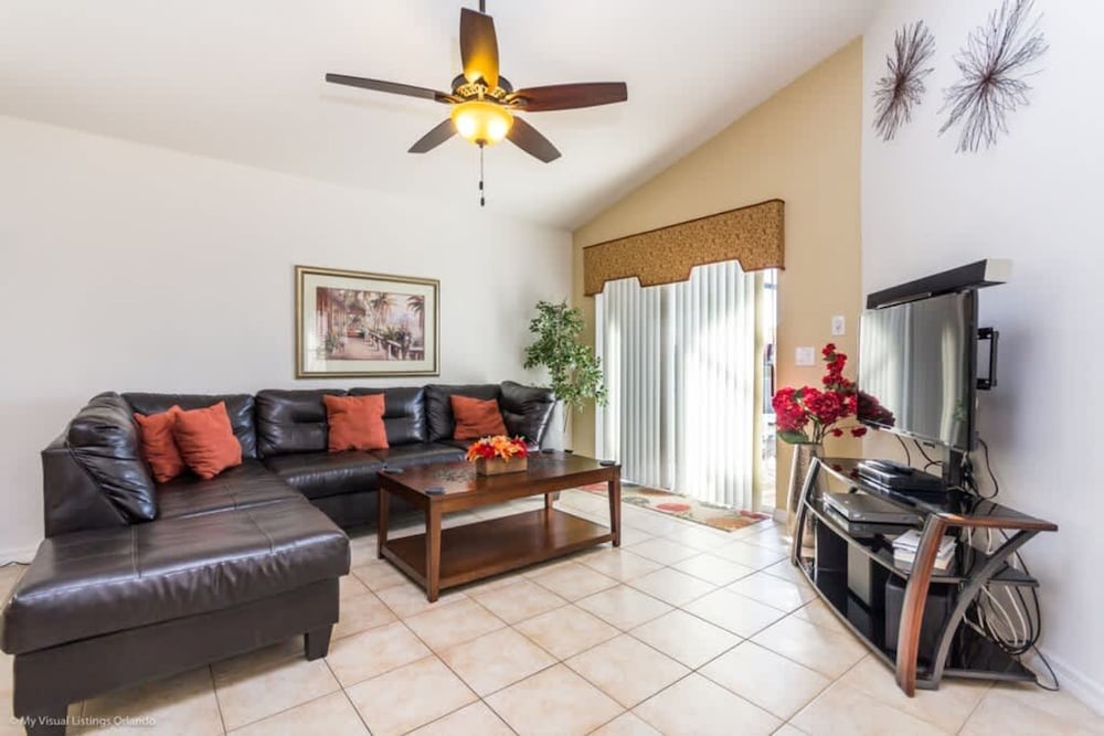 4bd Villa With Solar Heated Pool Near Disney No Resort Fee