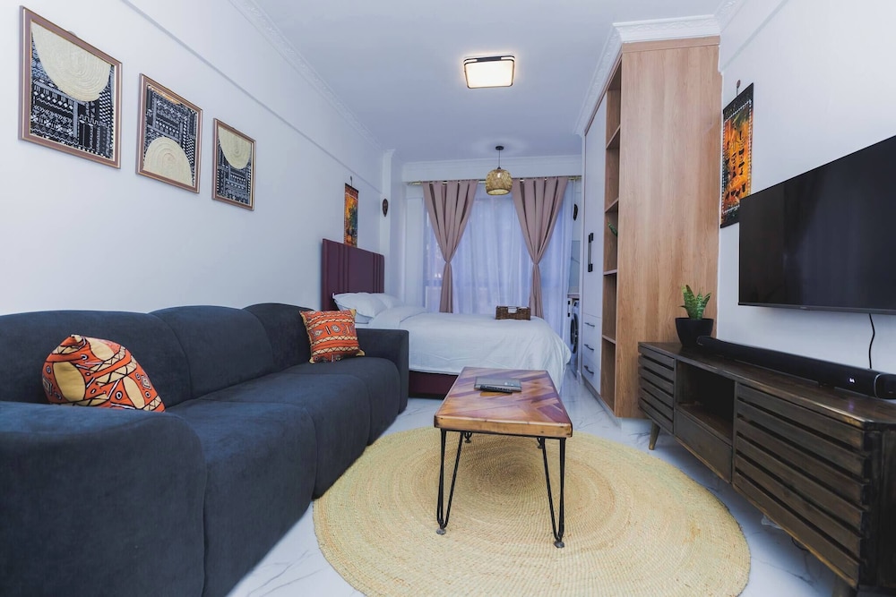 Stylish Studio in Smart Homes Kilimani,yaya Centre Nairobi,gym and Free Parking