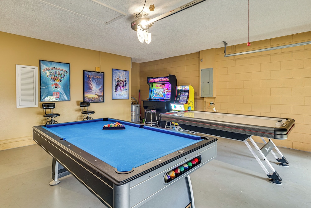 Family Oasis w/ Game Room & Pool in Davenport!