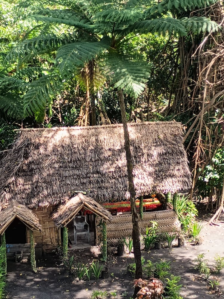 Glowing view tree house and Bangalow