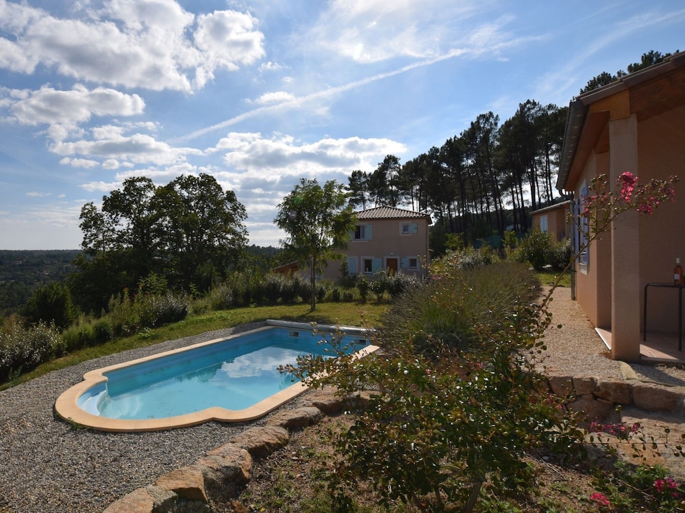 Lovely Villa in Joyeuse With Private Swimming Pool