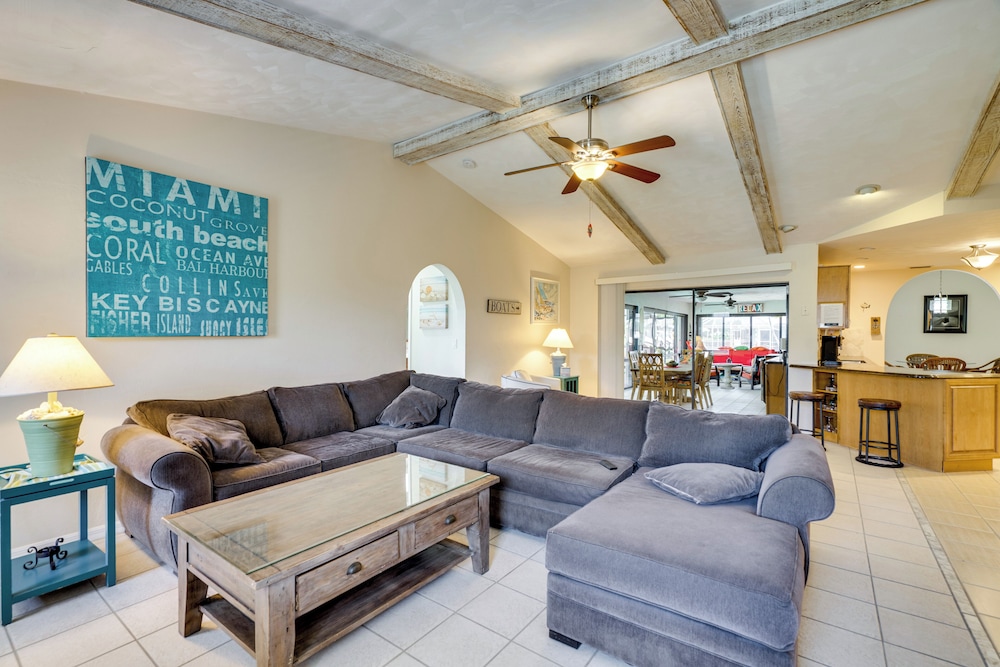 Canal-front Gem w/ Lanai & Dock in Cape Coral