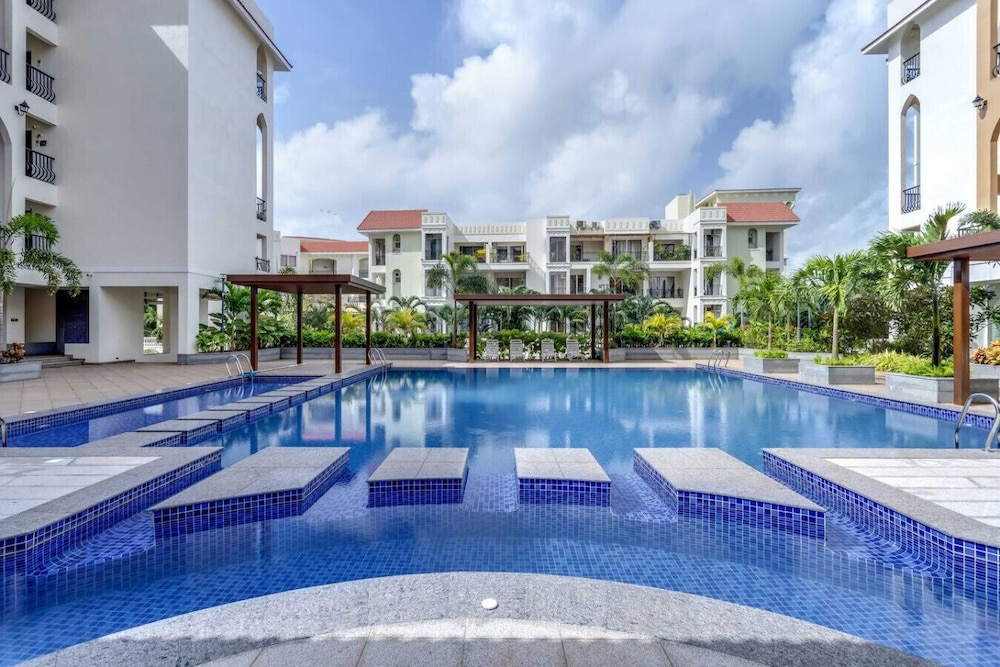 1BR in North Goa Pool Gym Clubhouse Access