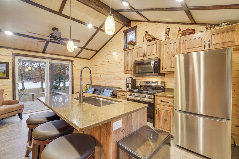 Minong Flowage Cabin w/ Fire Pit & Dock!