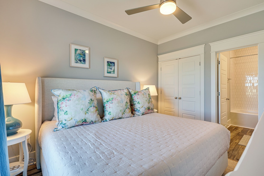 Walk to Beach: Coastal Oak Island Gem w/ Elevator!