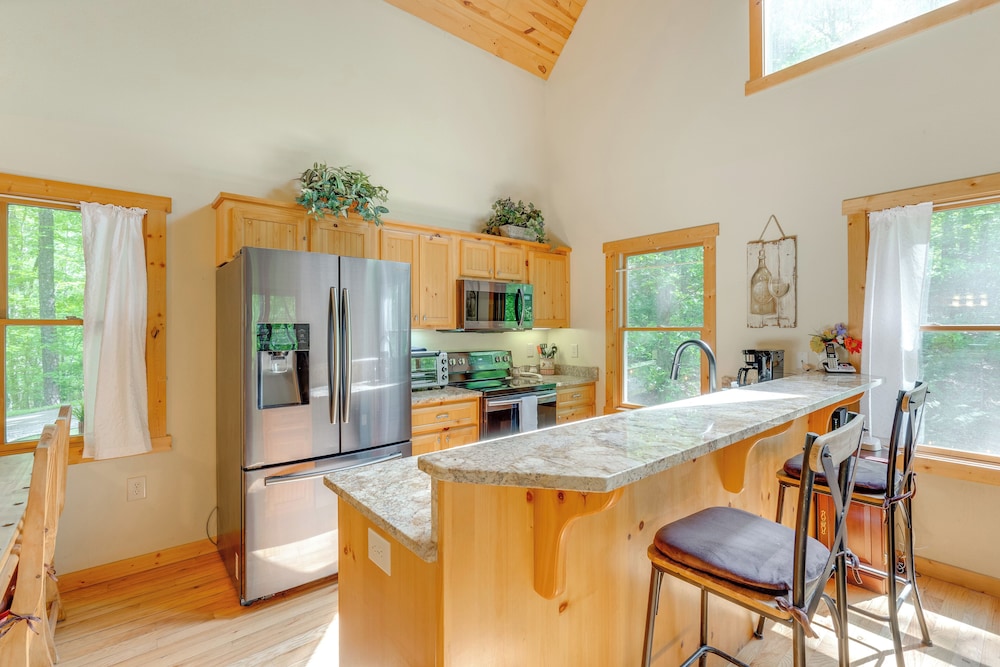 Game Room & 3-story Deck at Lake Hiwassee Hideaway