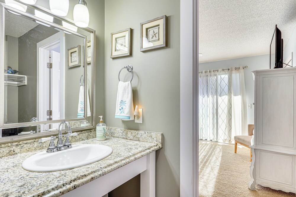 Walk to Beach: PCB Gem w/ Community Pool Access!