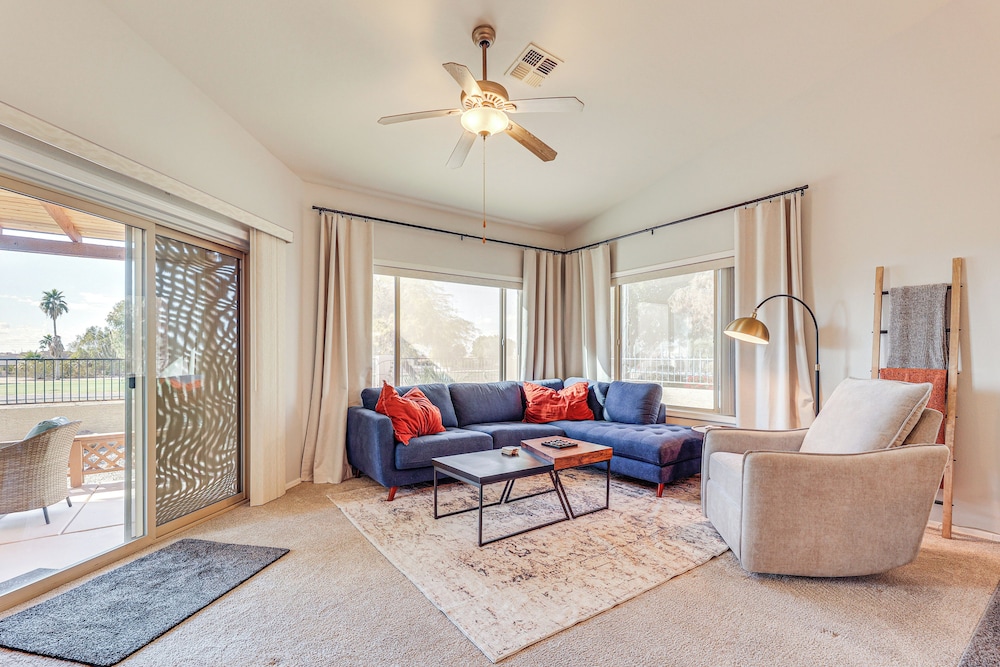 Near Lakes & Trails: Mesa Home w/ Golf Course View