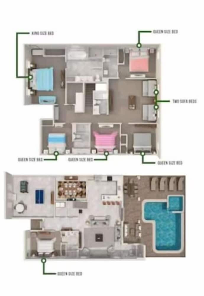 Luxury Decor 6BR at Storey Lake Sleeps 16