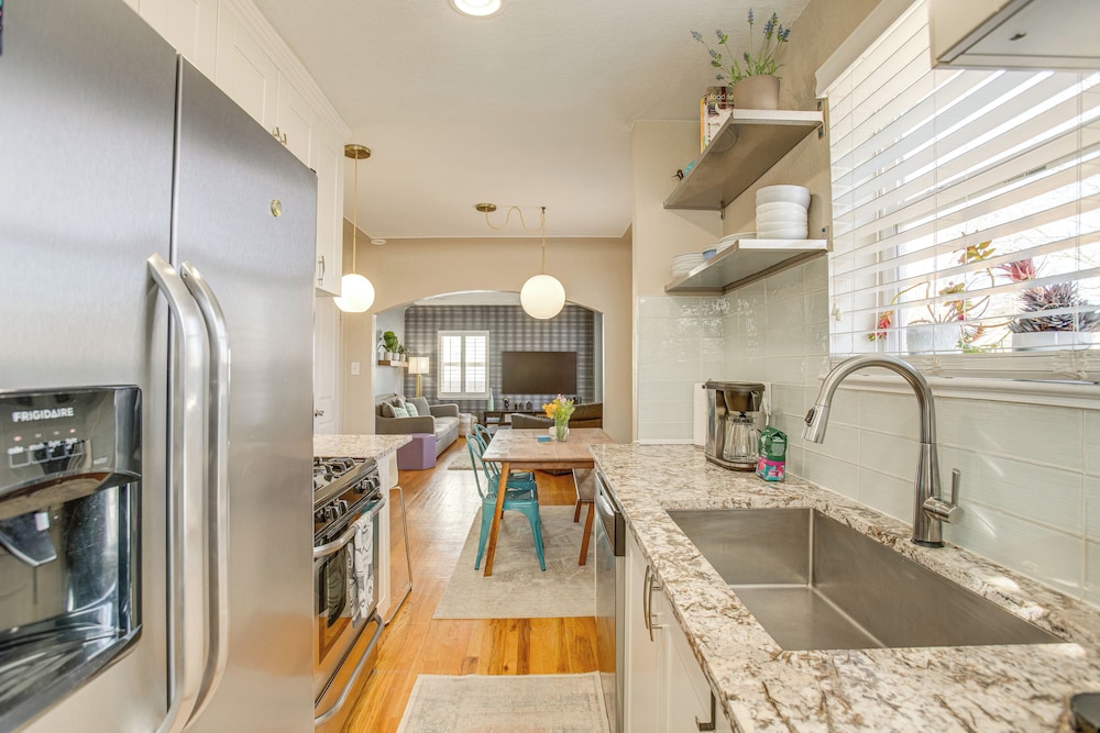 Walk to City Park: Chic Home w/ Hot Tub & Yard