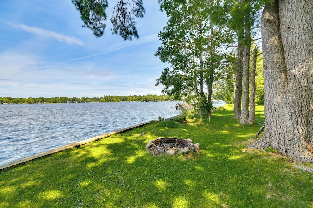 Lakefront Retreat w/ Pedal Boat & Dock in Kalkaska