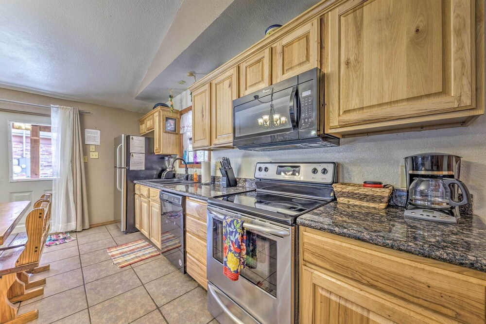 Lovely Creekside Ruidoso Home w/ Hot Tub & Deck! view 2