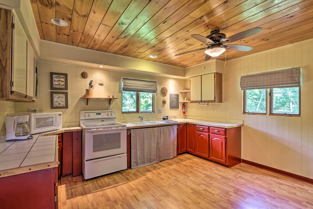 Secluded A-frame Hideaway w/ Wraparound Deck! view 5