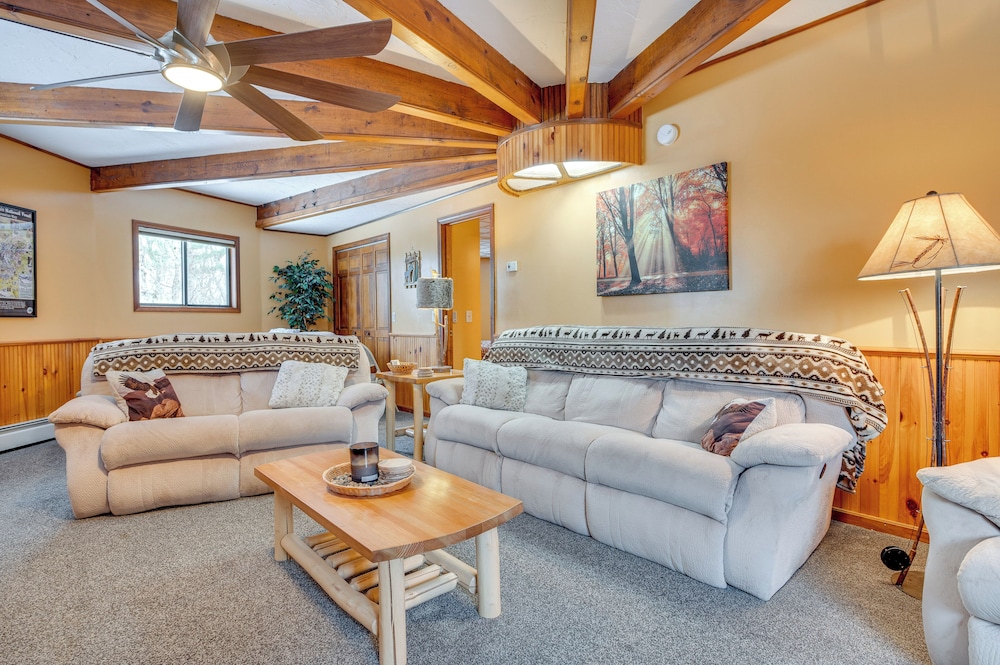 Dock & Beach Access: Scenic Lake Ossipee Cabin!