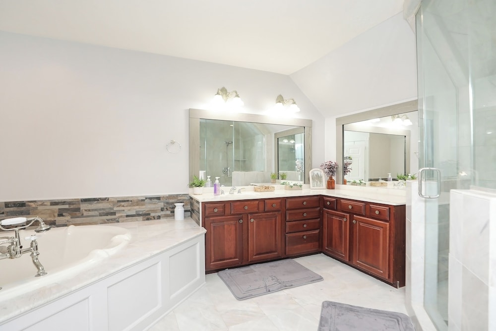 Private Backyard Oasis: Spacious Home in Humble!