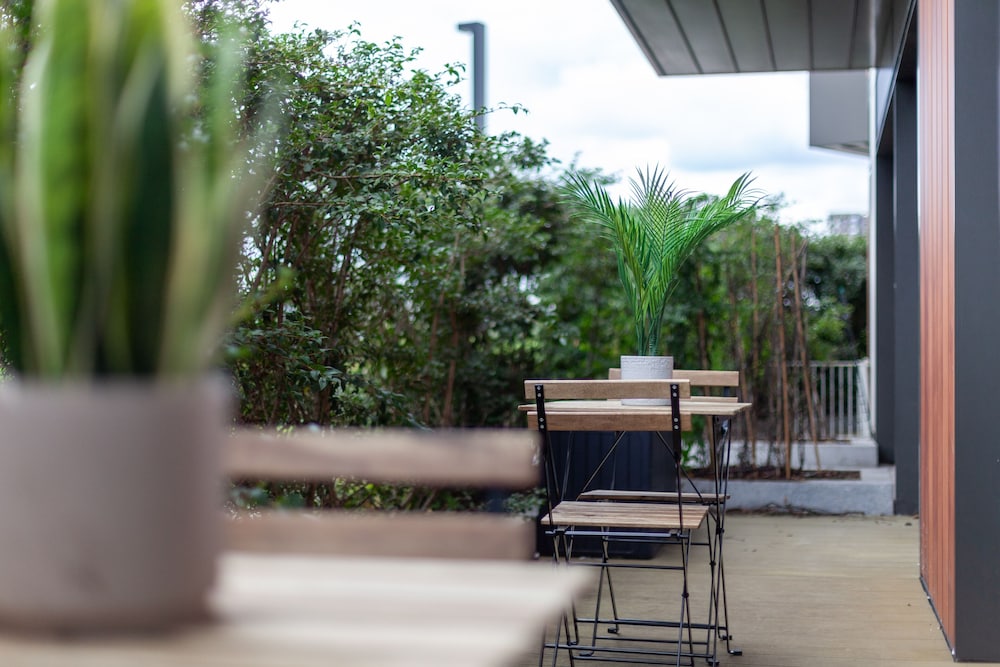 outdoor bbq area