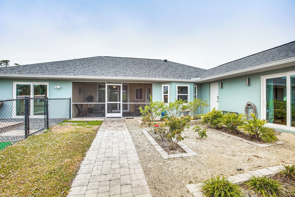 Canal-front Gem w/ Dock & Yard in Port Charlotte!