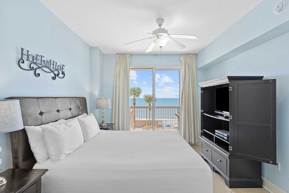 Oceanfront Condo w/ Pool + Pier Park Access Front Beach Retreat by Avantstay