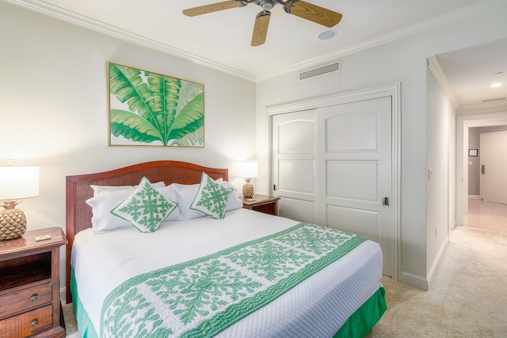 Luxurious Ho'olei 12-2, Lush View, Close to Pool, Sleeps 8 in Beds, Central AC!