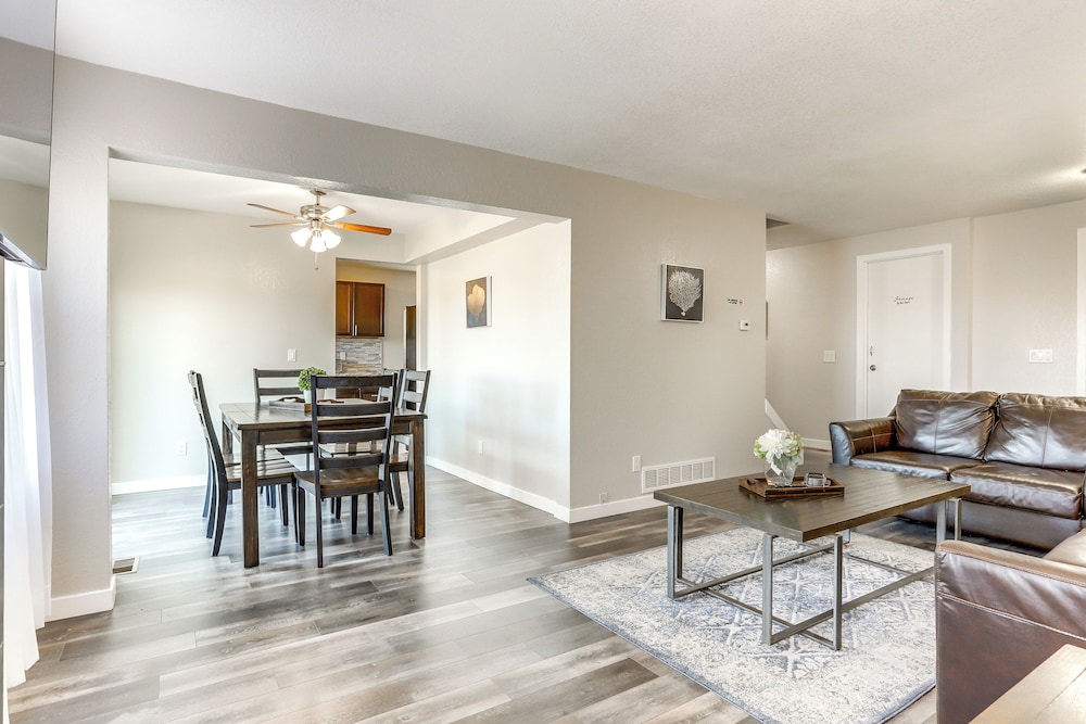 3 Mi to Tennyson St: Spacious Home w/ Private Deck