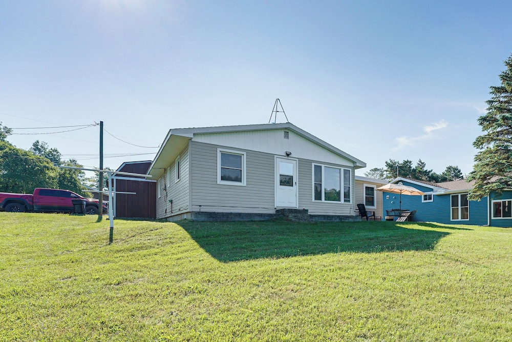 Waterfront Retreat w/ Dock & Yard in Reed City!