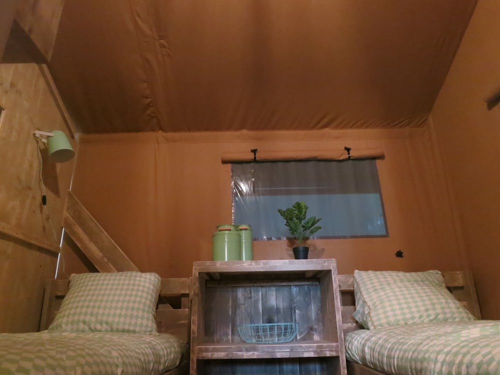 Lovely Tent with Kitchen & Bathroom Located near Pond view 3