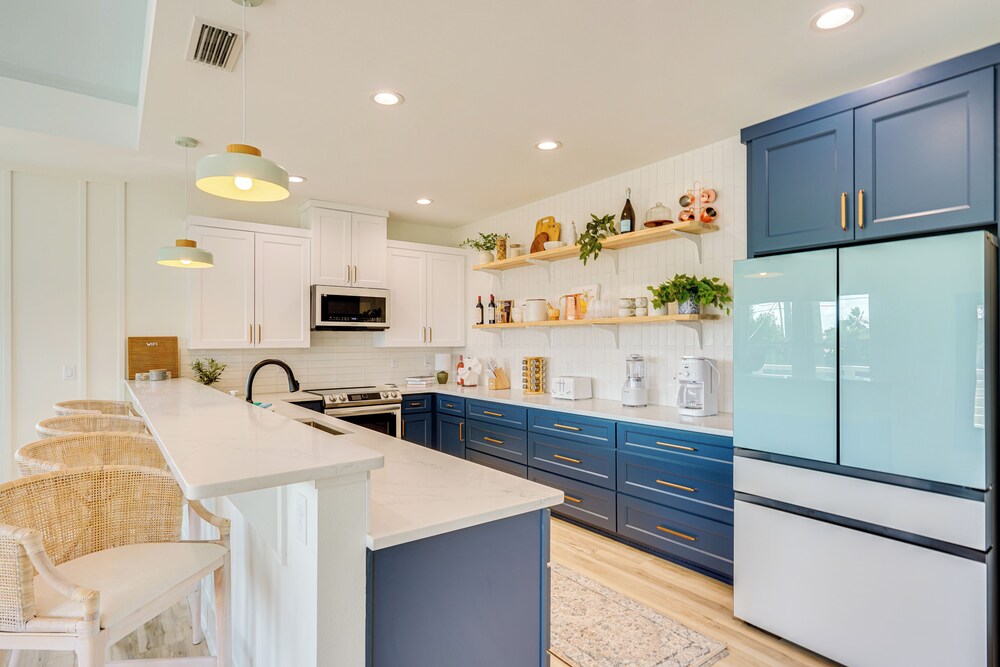 Walk to Beach: PCB Retreat w/ Heated Pool!