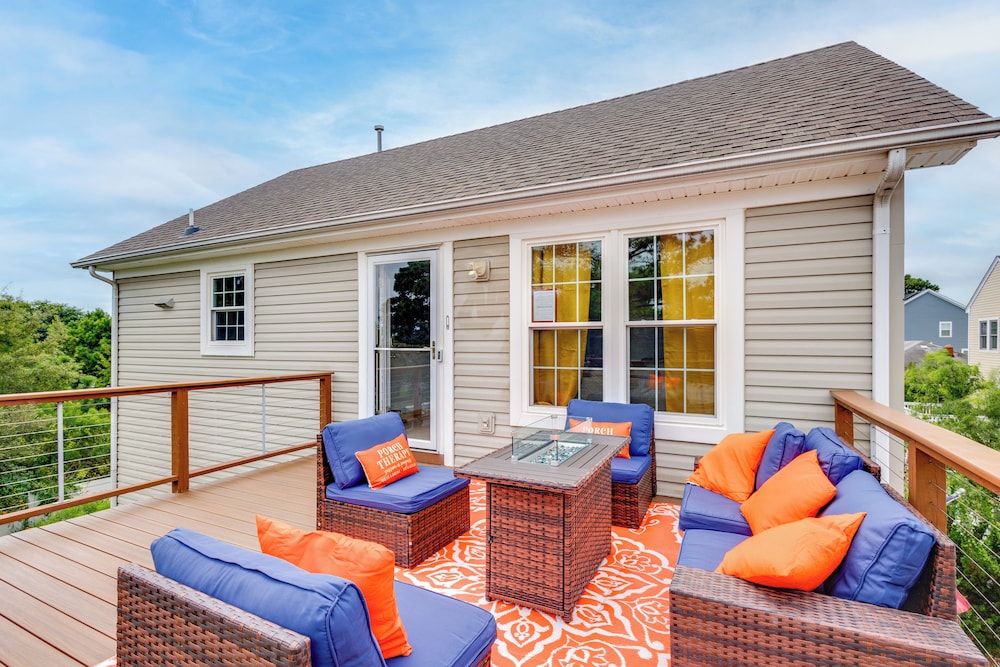 Walk to East Beach: Apt w/ Outdoor Space