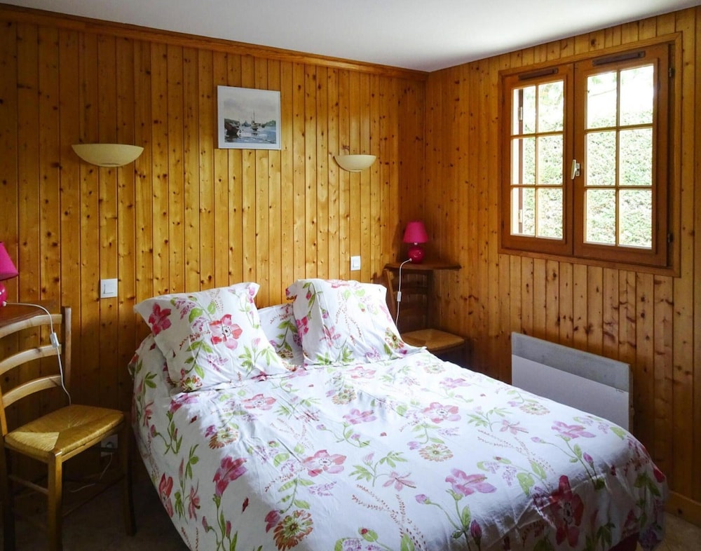 Wooden House by Beach Near Barneville
