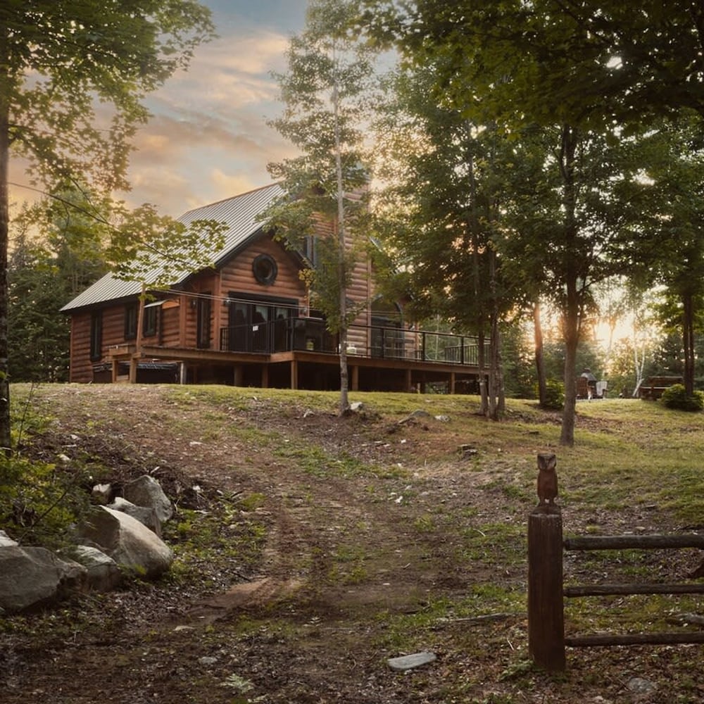 Chalet Bonheur -spa in Nominingue