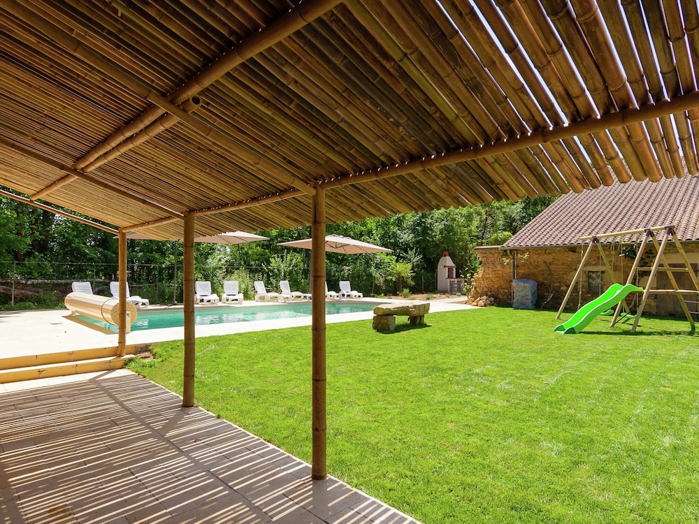Spacious Farmhouse With Private Heated Pool in a Rustic Garden