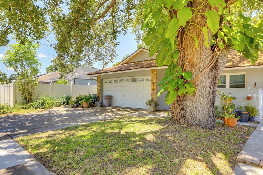 Walkable Studio in Pinellas Park w/ Desk & Patio