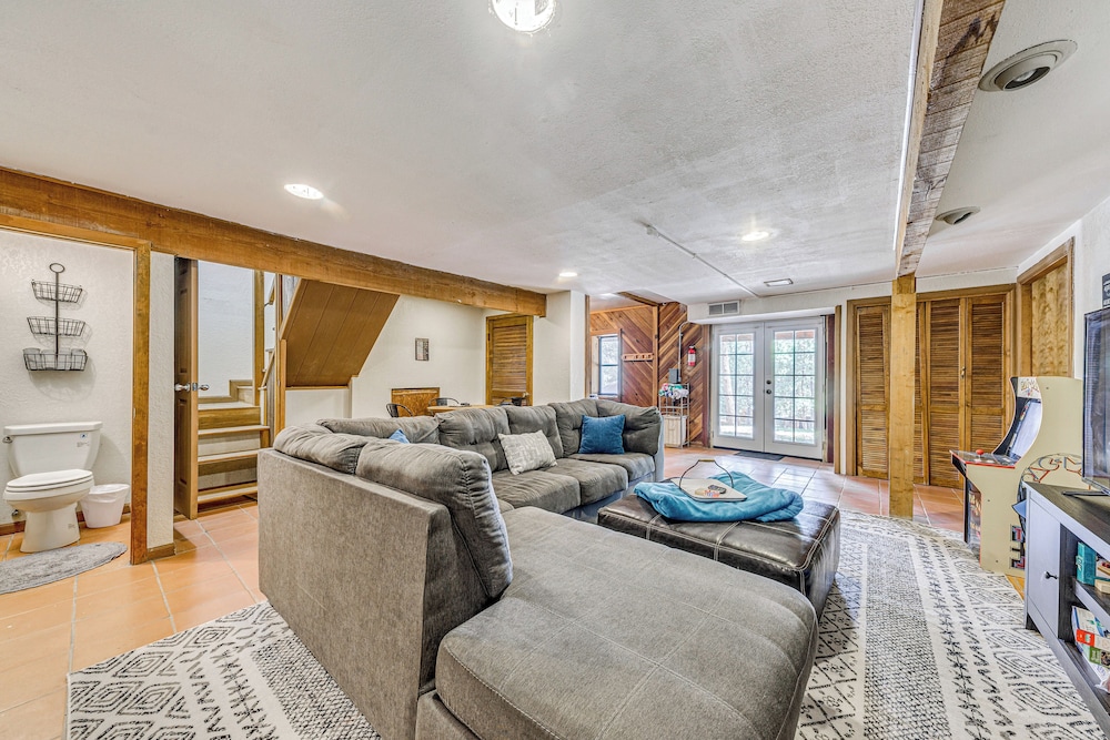1 Block to Hiking: Ruidoso Home w/ Game Room