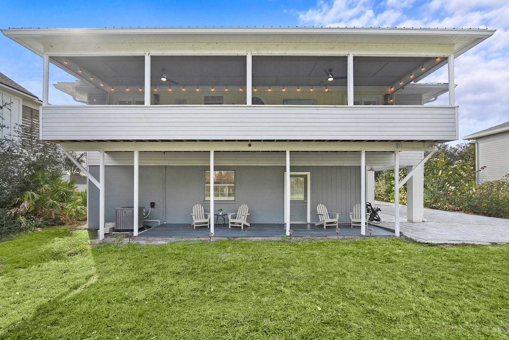 Serene Matanzas Beach House Half A Mile to Sand