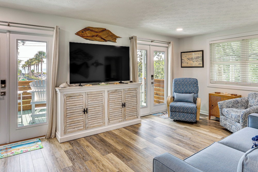 Walk to Ocean: Unit w/ Deck in Fernandina Beach!