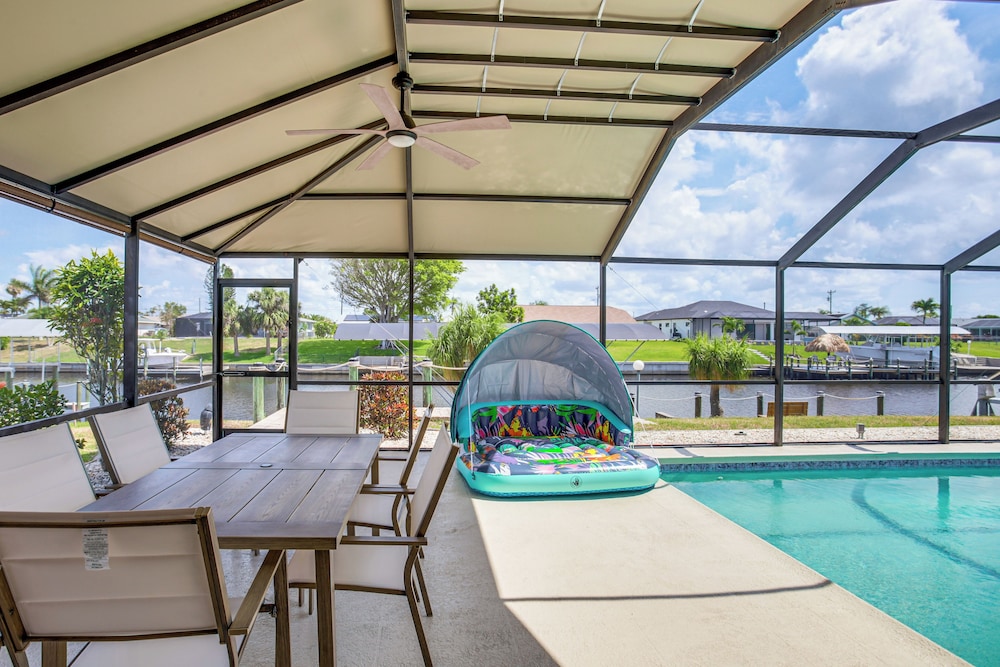 Heated Pool + Dolphin Views: Cape Coral Home!